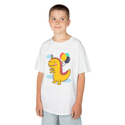 Kids Dinosaur Party Tee - Colorful Celebration Shirt for Birthday Fun