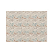 Elegant Floral Velveteen Microfiber Blanket for Cozy Living