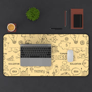 Motivational Desk Mat for Entrepreneurs - Business Ideas & Planning Design