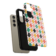 Colorful Hearts Samsung Galaxy Phone Case - Stylish Tough Cases for Everyday Protection