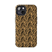 Wild Tiger Print Tough Phone Case - Stylish and Durable