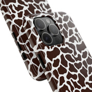 Giraffe Print Tough Phone Case - Stylish & Durable Protection for Animal Lovers