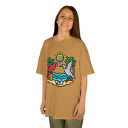 Tropical Birds Kids Tee - Fun Wildlife Design for Summer Adventures