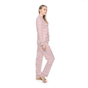 Elegant Women's Satin Pajamas Set - Floral Print for Comfortable Sleep & Lounging
