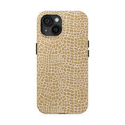 Stylish Tough Phone Case with Trendy Giraffe Pattern