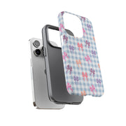 Cute Bow Pattern iPhone Case - Tough Cases for Girls & Women