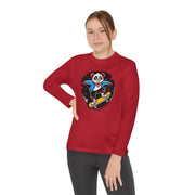 Youth Skateboarding Panda Long Sleeve Tee - Fun and Sporty Design for Active Kids