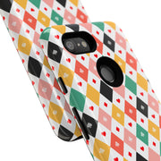 Colorful Diamond Pattern Google Pixel Phone Case - Tough Cases