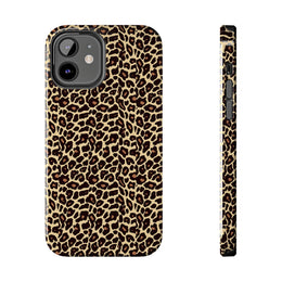 Leopard Print Tough Phone Case - Stylish & Durable Protection for Your Device