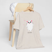 Cute Cat Devotion Unisex Short Sleeve Tee - Fun & Playful T-Shirt for Cat Lovers