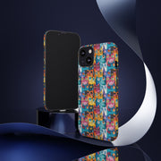 Playful Cat iPhone Case - Tough & Colorful Design