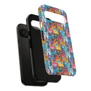 Colorful Cat Google Pixel Phone Case - Tough Cases for Pet Lovers
