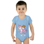 Adorable Princess Unicorn Baby Bodysuit - Cute Infant Outfit for Girls