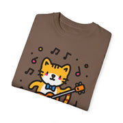 Devotree Cat Musician Unisex T-Shirt - Fun & Playful Gift for Cat Lovers