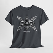 Devotree Skull Wings Unisex Heavy Cotton Tee - Edgy Graphic T-Shirt for Alternative Lifestyle