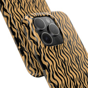 Wild Tiger Print Tough Phone Case - Stylish and Durable