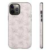 Floral Tough iPhone Case - Durable Protection with Elegant Design
