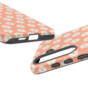 Daisy Pattern Tough Samsung Galaxy Phone Case - Floral Design for Stylish Protection