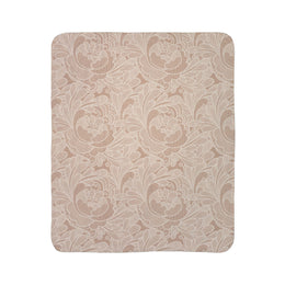 Cozy Floral Fleece Sherpa Blanket for Comfort and Style