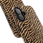 Wild Tiger Print Tough Phone Case – Durable Protection for Adventurers