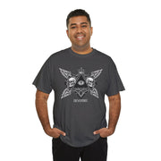 Devotree Skull Wings Unisex Heavy Cotton Tee - Edgy Graphic T-Shirt for Alternative Lifestyle