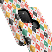 Colorful Diamond Pattern Google Pixel Phone Case - Tough Cases
