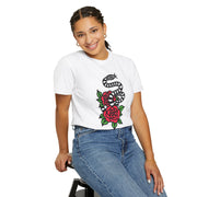 Devotree Snake & Roses Unisex Garment-Dyed T-Shirt