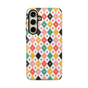 Colorful Hearts Samsung Galaxy Phone Case - Stylish Tough Cases for Everyday Protection