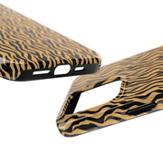 Wild Tiger Print Tough Phone Case - Stylish and Durable