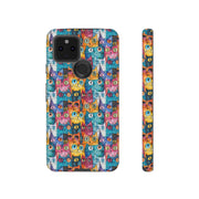 Colorful Cat Google Pixel Phone Case - Tough Cases for Pet Lovers