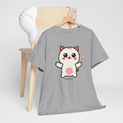 Cute Cat Printed Unisex Heavy Cotton Tee