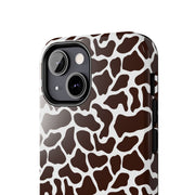 Giraffe Print Tough Phone Case - Stylish & Durable Protection for Animal Lovers