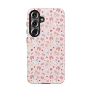 Cute Floral Tough Samsung Galaxy Phone Case for Kids & Teens