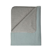 Cozy Polka Dot Fleece Sherpa Blanket for Warmth and Comfort