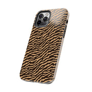 Wild Tiger Print Tough Phone Case – Durable Protection for Adventurers