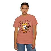 Devotree Cat Musician Unisex T-Shirt - Fun & Playful Gift for Cat Lovers