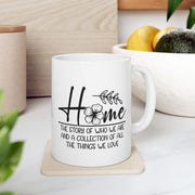 Cozy Home Ceramic Mug - Perfect Gift for Housewarmings & Everyday Use