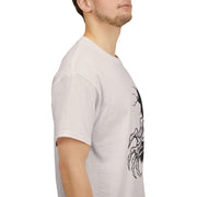 Skeleton Graphic Unisex Heavy Cotton Tee - Perfect for Halloween & Casual Wear