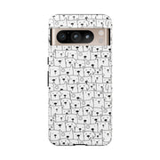 Cute Dog Pattern Google Pixel Phone Case - Tough Cases for Pet Lovers