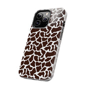Giraffe Print Tough Phone Case - Stylish & Durable Protection for Animal Lovers