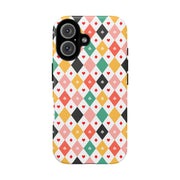 Colorful Playing Card Pattern Tough Case for iPhone