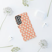 Daisy Pattern Tough Samsung Galaxy Phone Case - Floral Design for Stylish Protection