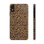 Wild Tiger Print Tough Phone Case – Durable Protection for Adventurers