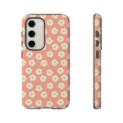 Daisy Pattern Tough Samsung Galaxy Phone Case - Floral Design for Stylish Protection