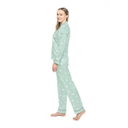 Elegant Floral Women's Satin Pajamas for Cozy Nights