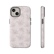 Floral Tough iPhone Case - Durable Protection with Elegant Design