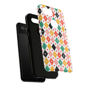 Colorful Diamond Pattern Google Pixel Phone Case - Tough Cases