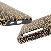 Leopard Print Tough Phone Case - Stylish & Durable Protection for Your Device