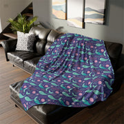 Cozy mermaid Pattern Soft Blanket – Perfect for Home Décor & Gifts