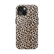 Stylish Leopard Print Tough Phone Case - Durable Protection for Your Device